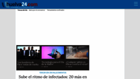 What Huelva24.com website looked like in 2020 (4 years ago)