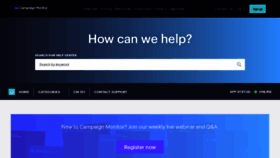 What Help.campaignmonitor.com website looked like in 2020 (4 years ago)