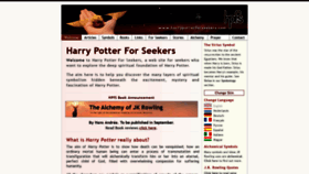 What Harrypotterforseekers.com website looked like in 2020 (3 years ago)