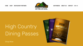 What Highcountry365.com website looked like in 2020 (4 years ago)