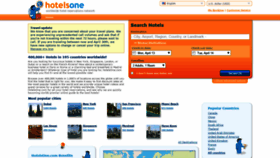 What Hotelsone.com website looked like in 2020 (3 years ago)
