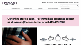 What Hannoush.com website looked like in 2020 (3 years ago)