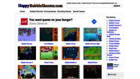What Happybubbleshooter.com website looked like in 2020 (4 years ago)