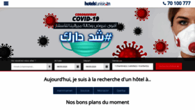 What Hotelstunisie.tn website looked like in 2020 (5 years ago)