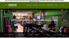 What Humana-spain.org website looked like in 2020 (4 years ago)
