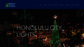 What Honolulucitylights.org website looked like in 2020 (4 years ago)