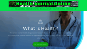 What Healthjournalonline.org website looked like in 2020 (4 years ago)