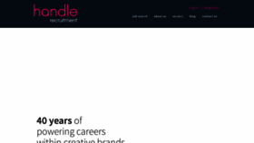 What Handle.co.uk website looked like in 2020 (4 years ago)