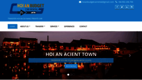 What Hoianbudgetcarrental.com website looked like in 2020 (3 years ago)