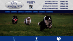 What Healthypetsofohio.com website looked like in 2020 (4 years ago)