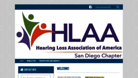 What Hearinglosssandiego.org website looked like in 2020 (4 years ago)