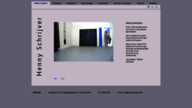 What Hennyschrijver.dk website looked like in 2020 (4 years ago)