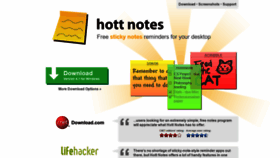 What Hottnotes.com website looked like in 2020 (3 years ago)