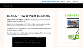 What Hulu-uk.com website looked like in 2020 (3 years ago)