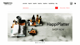 What Happipress.com website looked like in 2020 (5 years ago)