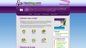 What Hazblog.com website looked like in 2020 (3 years ago)