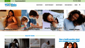 What Health4mom.org website looked like in 2020 (4 years ago)