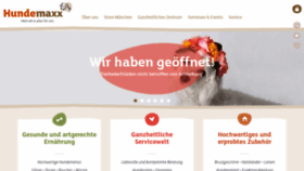 What Hundemaxx.de website looked like in 2020 (3 years ago)
