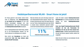 What Heizkoerperthermostat-wlan.com website looked like in 2020 (4 years ago)