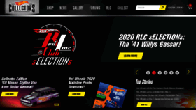 What Hotwheelscollectors.com website looked like in 2020 (4 years ago)