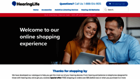 What Hearinglifeshop.ca website looked like in 2020 (4 years ago)