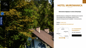 What Hotelmurowanica.com website looked like in 2020 (4 years ago)