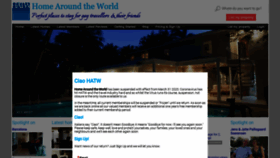 What Homearoundtheworld.com website looked like in 2020 (3 years ago)