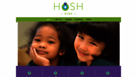 What Hoshkids.org website looked like in 2020 (3 years ago)