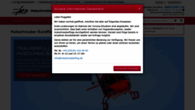 What Hubschrauberflug.de website looked like in 2020 (3 years ago)