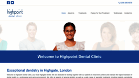 What Highpointdentalcare.com website looked like in 2020 (3 years ago)