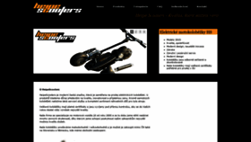 What Heipescooters.cz website looked like in 2020 (4 years ago)