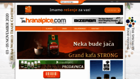 What Hranaipice.com website looked like in 2020 (3 years ago)