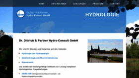What Hydro-consult.com website looked like in 2020 (3 years ago)