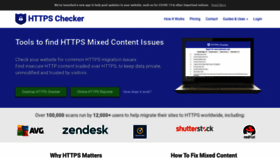 What Httpschecker.net website looked like in 2020 (3 years ago)