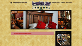 What Hooggelegenlodge.co.za website looked like in 2020 (5 years ago)