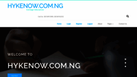 What Hykenow.com.ng website looked like in 2020 (5 years ago)