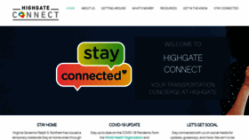 What Highgateconnect.com website looked like in 2020 (4 years ago)