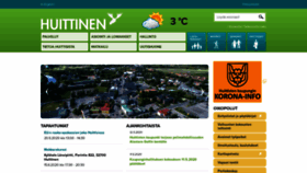What Huittinen.fi website looked like in 2020 (4 years ago)