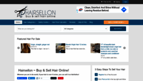 What Hairsellon.com website looked like in 2020 (3 years ago)