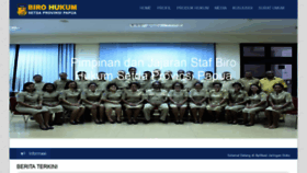 What Hukum.papua.go.id website looked like in 2020 (3 years ago)