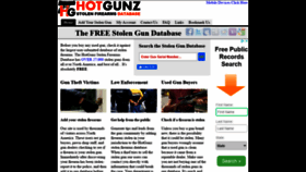 What Hotgunz.com website looked like in 2020 (3 years ago)