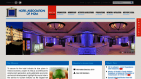 What Hotelassociationofindia.com website looked like in 2020 (3 years ago)