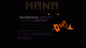 What Hana.com.tr website looked like in 2020 (3 years ago)