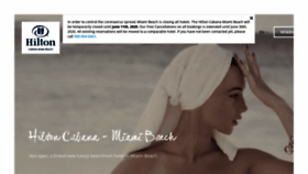 What Hiltonmiamibeach.com website looked like in 2020 (3 years ago)