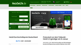 What Heizoel24.de website looked like in 2020 (3 years ago)
