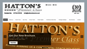 What Hattonstravel.co.uk website looked like in 2020 (3 years ago)