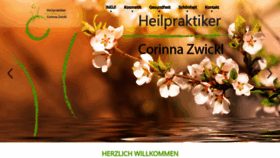 What Heilpraktiker-zwickl.de website looked like in 2020 (3 years ago)