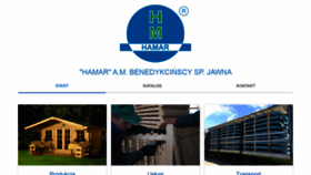 What Hamar.pl website looked like in 2020 (4 years ago)