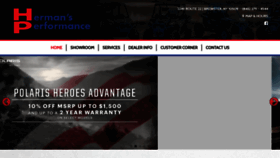 What Hermansperformance.com website looked like in 2020 (3 years ago)
