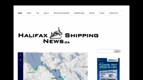 What Halifaxshippingnews.ca website looked like in 2020 (3 years ago)